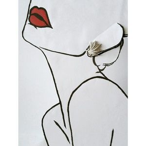 Vintage Trifari silvertone leaf clip on earrings